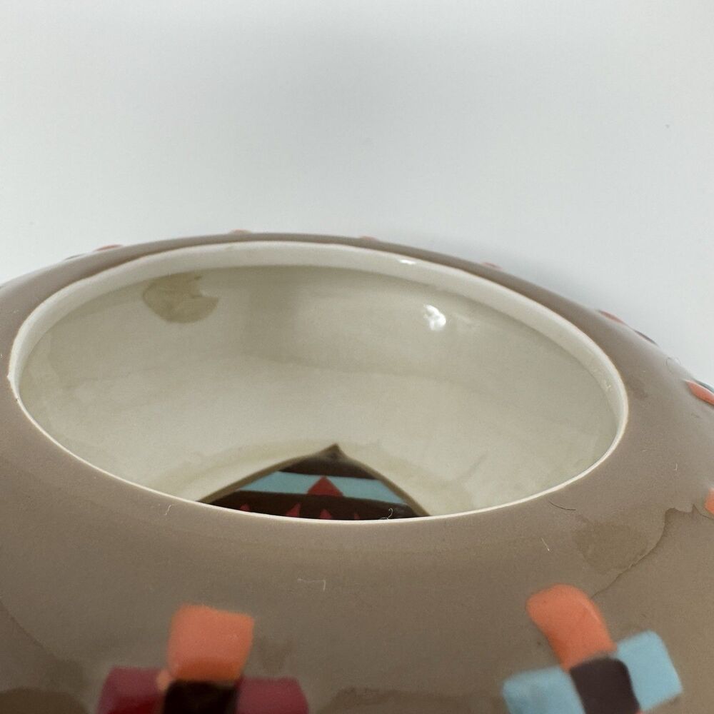 Pendleton Lidded Bowl Horse Ranch House Trinket Box Aztec South Western Ranch - Picture 4 of 15